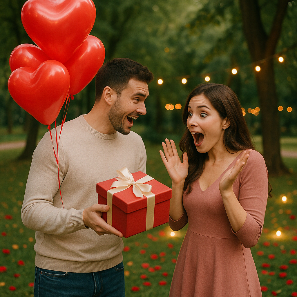 Surprise pour l'être aimé